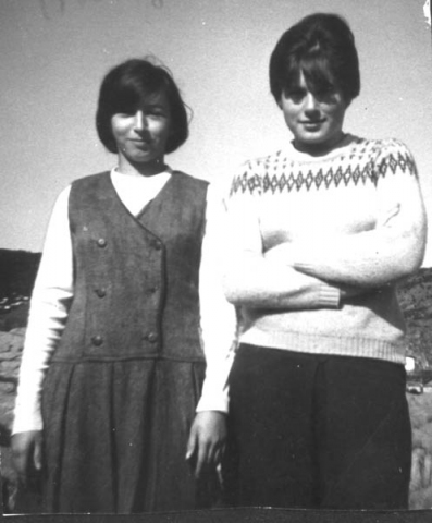 182: Margaret Judge and Mary Barry. (circa 1966) [courtesy of Mary (Barry) Bruce]  - Margaret daughter of Francis Judge &amp;amp; Anne Mulrooney; Mary daughter of Thomas Barry &amp;amp; Anne Dollimont